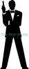 James Bond 007 Silhouette vinyl decal