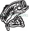 Large Mouth Bass vinyl decal