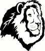 Lion vinyl decal