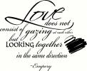 Looking Together vinyl decal