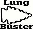 Lung Buster (1) vinyl decal