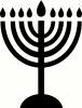 Menorah (1) vinyl decal