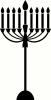 Menorah (4) vinyl decal