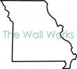 Missouri Outline vinyl decal