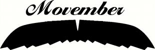 Movember - Coach Mustache vinyl decal