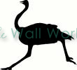 Ostrich (1) vinyl decal