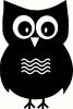 Owl vinyl decal