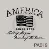 America Since 1776 vinyl decal