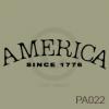 America Since 1776 (1) vinyl decal