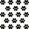 Paw Print Kitchenaid vinyl decal