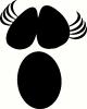 Pumpkin Face (6) vinyl decal