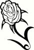 Rose (1) vinyl decal