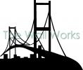 Golden Gate Bridge vinyl decal