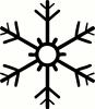 Snowflake 2 vinyl decal