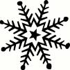 Snowflake (6) vinyl decal