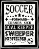 Soccer Subway Tile vinyl decal