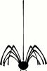 Spider Hanging vinyl decal