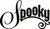 Spooky (2) vinyl decal