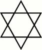 Star of David (2) vinyl decal