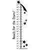 Stars Growth Chart vinyl decal