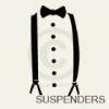 Suspenders vinyl decal