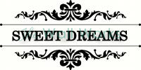 Sweet Dreams vinyl decal