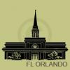 Florida Orlando Temple vinyl decal