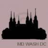 Maryland Washington D.C. Temple Silhouette vinyl decal