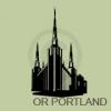 Oregon Portland Temple vinyl decal