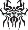 Tribal Crab vinyl decal