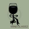 Wine Glass (1) vinyl decal