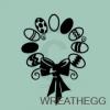 Easter Egg Wreath vinyl decal