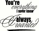 You're Everything vinyl decal