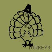 Turkey (3) vinyl decal