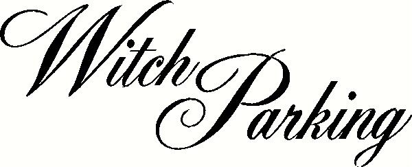 Witch Parking vinyl decal